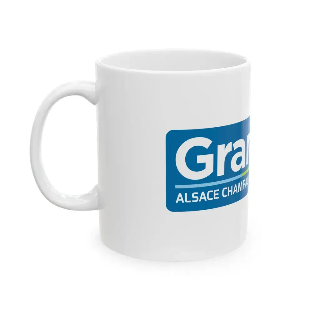Flag of Grand Est France - White Coffee Mug - Go Mug Yourself
