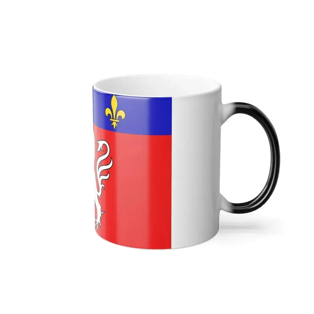 Flag of Grand Lyon France 2 - Color Changing Coffee Mug - Go Mug Yourself