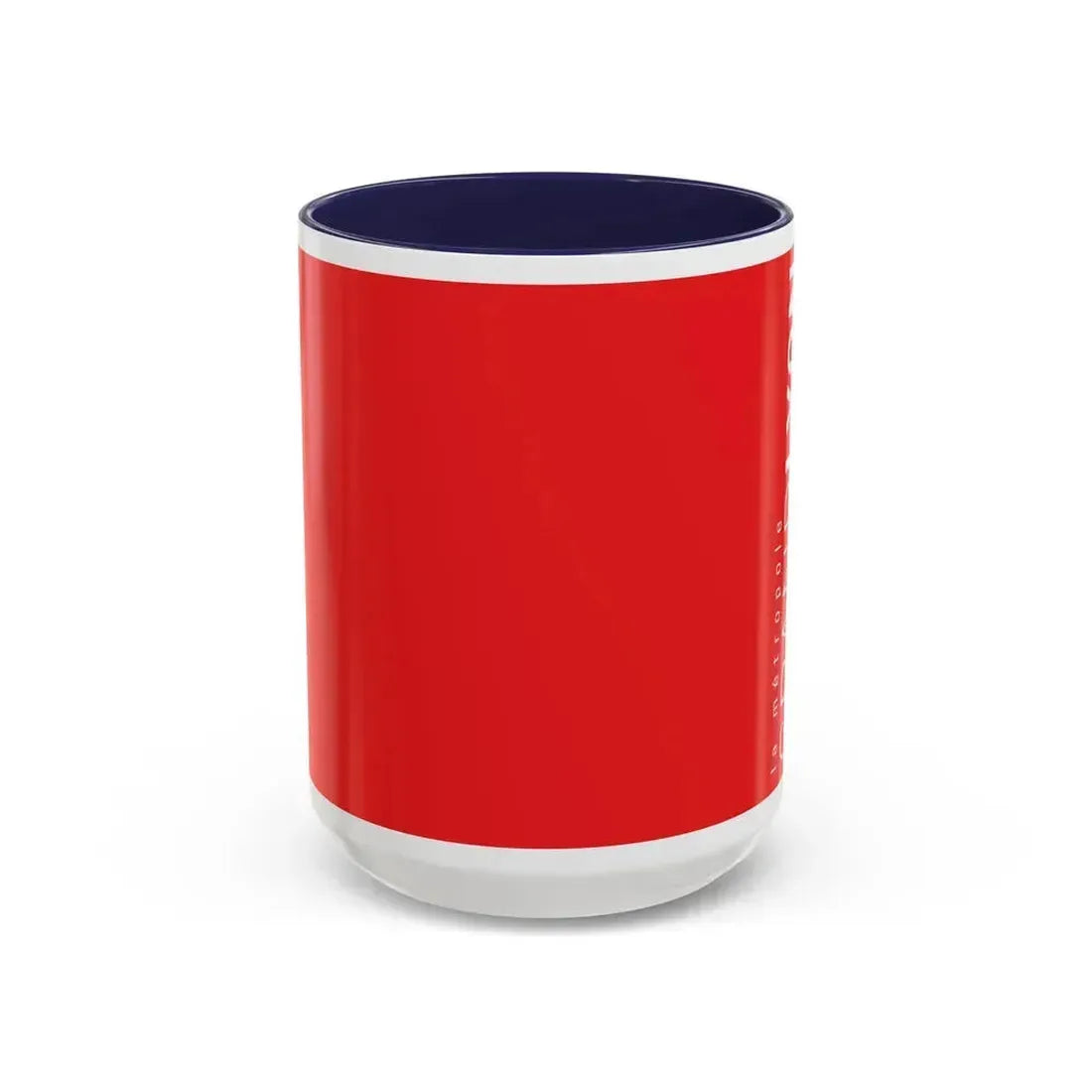 Flag of Grand Lyon France - Accent Coffee Mug 15oz Navy - Go Mug Yourself