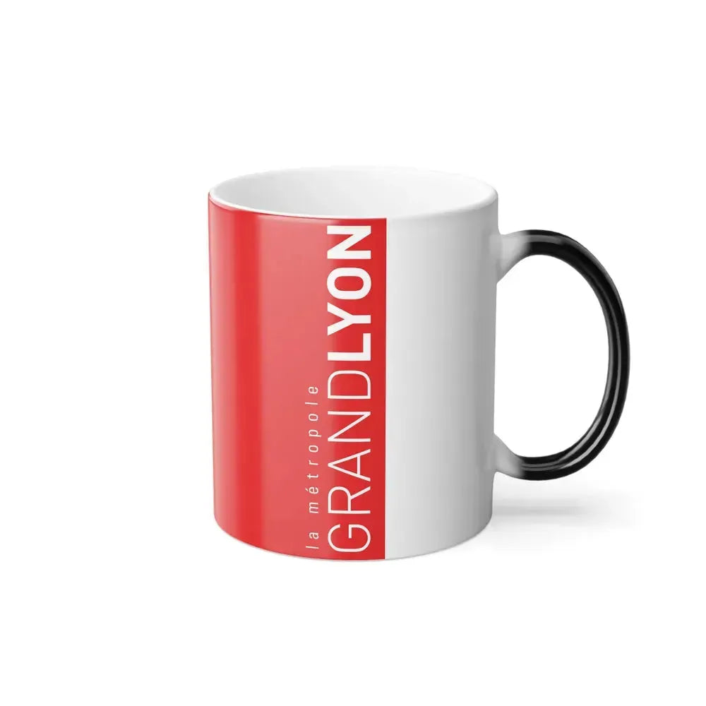 Flag of Grand Lyon France - Color Changing Coffee Mug - Go Mug Yourself