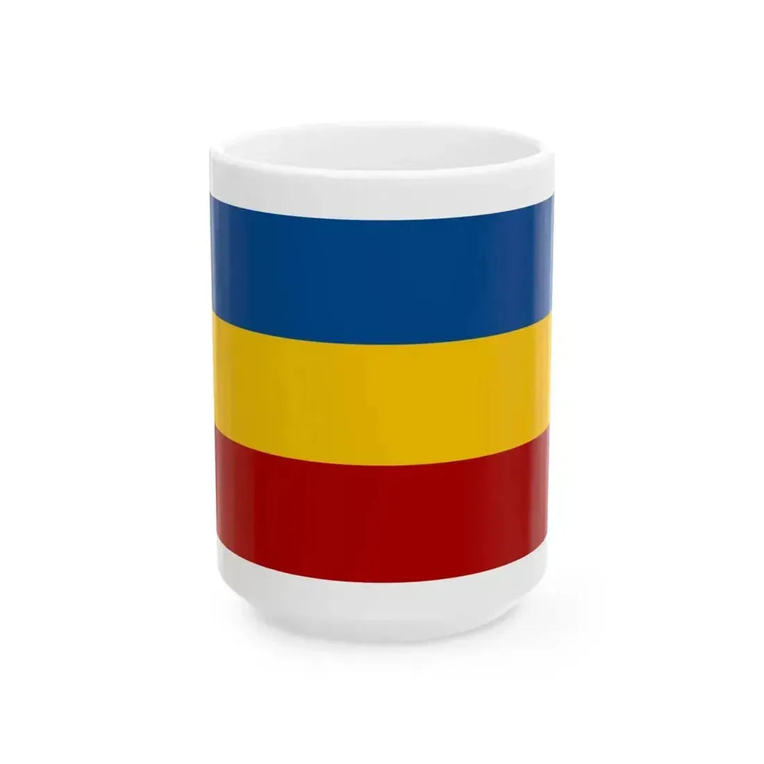 Flag of Grand National Assembly from Alba Iulia 1 (Oman) White Coffee Mug 15oz - Go Mug Yourself