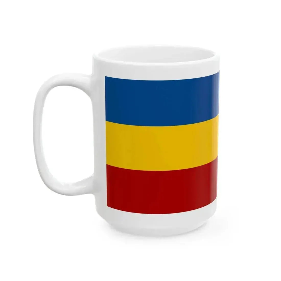 Flag of Grand National Assembly from Alba Iulia 1 (Oman) White Coffee Mug - Go Mug Yourself