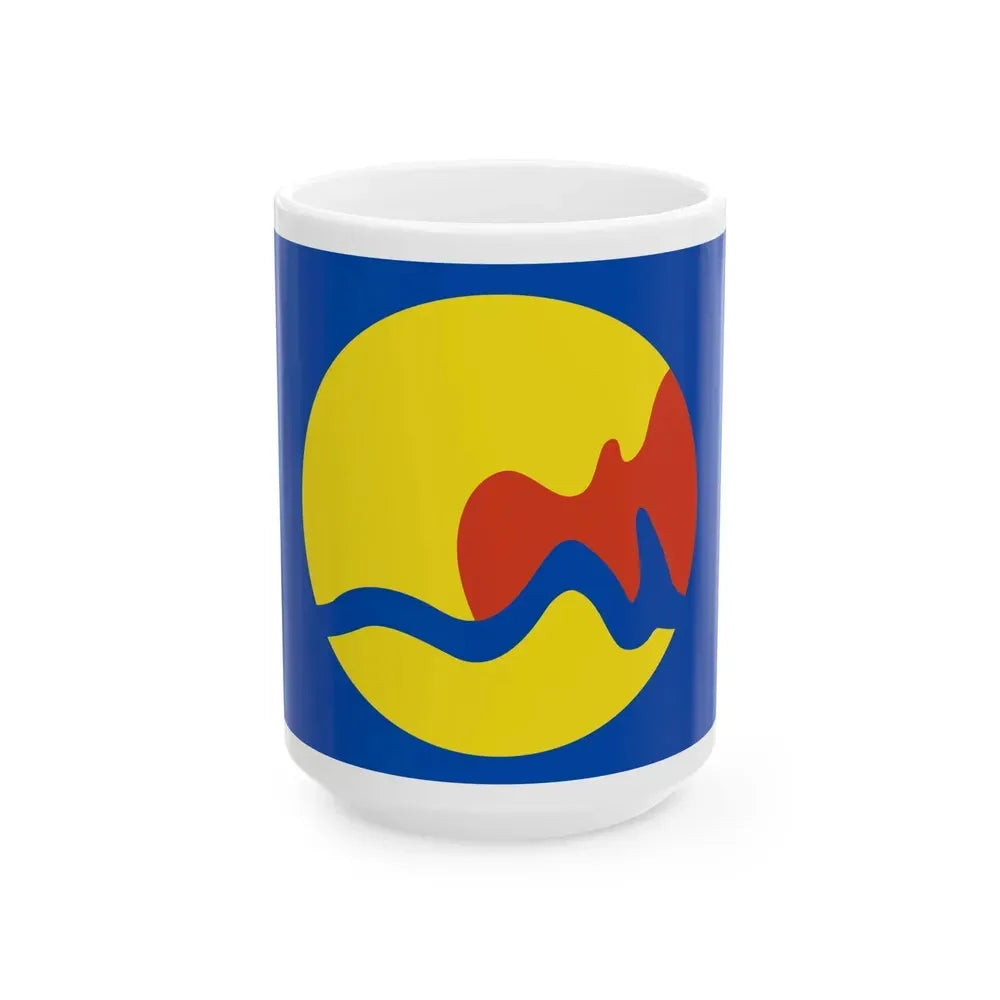 Flag of Grand Rapids Michigan (United States) White Coffee Mug 15oz - Go Mug Yourself