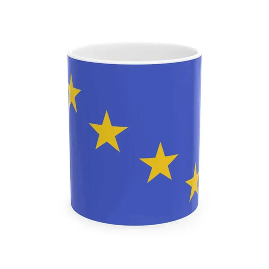 Flag of great admiral of the Regia Marina (Italy) White Coffee Mug 11oz - Go Mug Yourself
