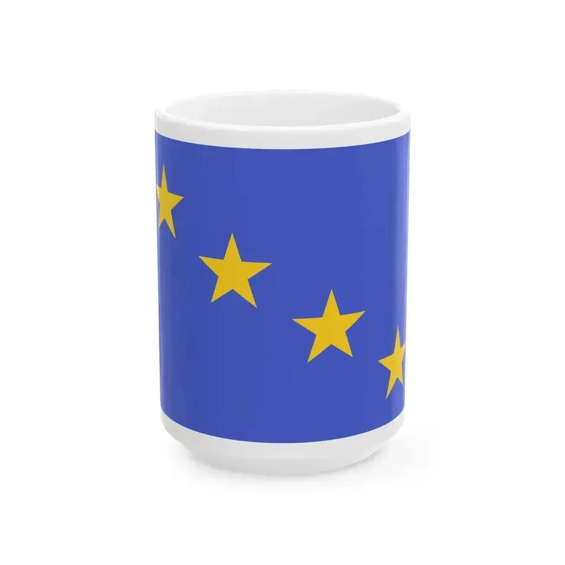 Flag of great admiral of the Regia Marina (Italy) White Coffee Mug 15oz - Go Mug Yourself
