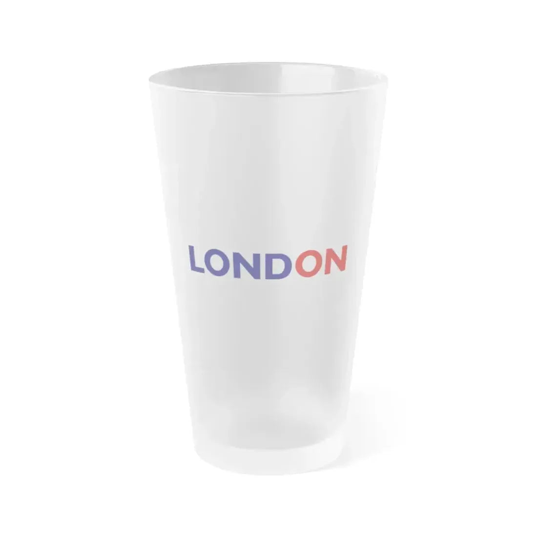 Flag of Greater London UK - Frosted Pint Glass 16oz 16oz Frosted - Go Mug Yourself
