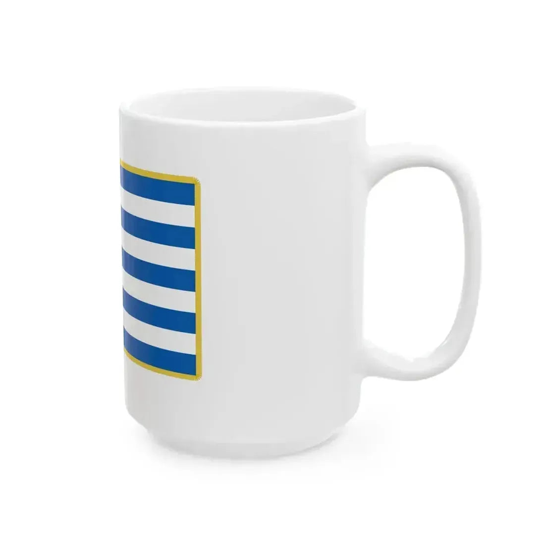 Flag of Greece parade (Greece) White Coffee Mug - Go Mug Yourself
