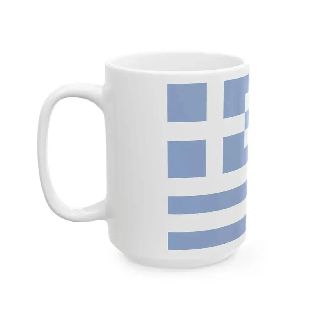 Flag of Greece WFB 2004 (Greece) White Coffee Mug - Go Mug Yourself