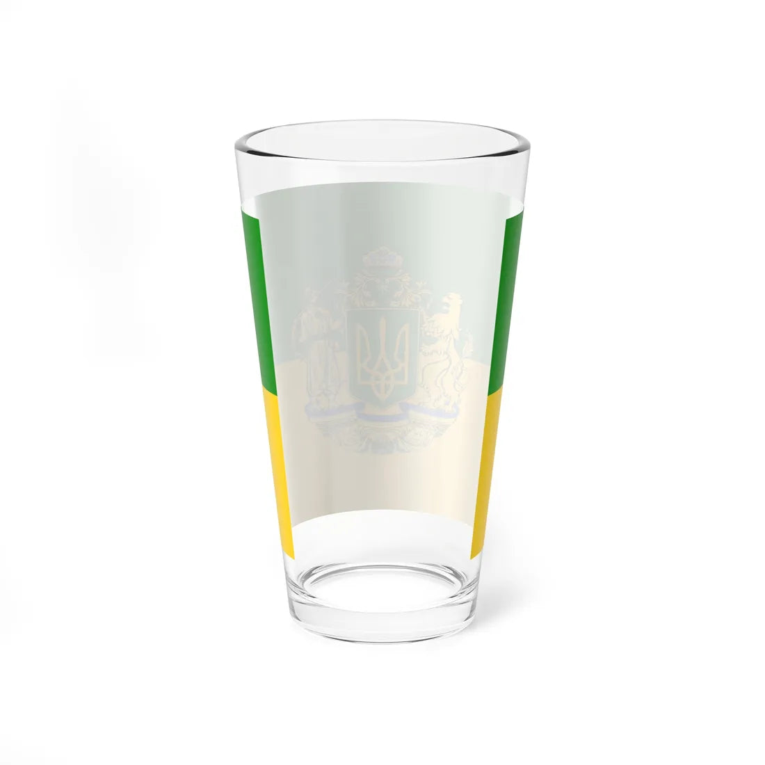 Flag of Green Ukraine 2 (Ukraine) Pint Glass 16oz - Go Mug Yourself
