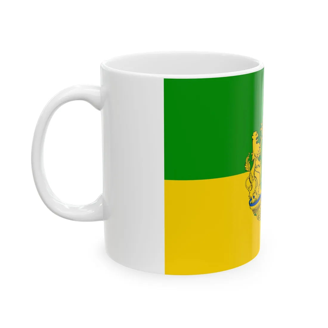 Flag of Green Ukraine 2 (Ukraine) White Coffee Mug - Go Mug Yourself