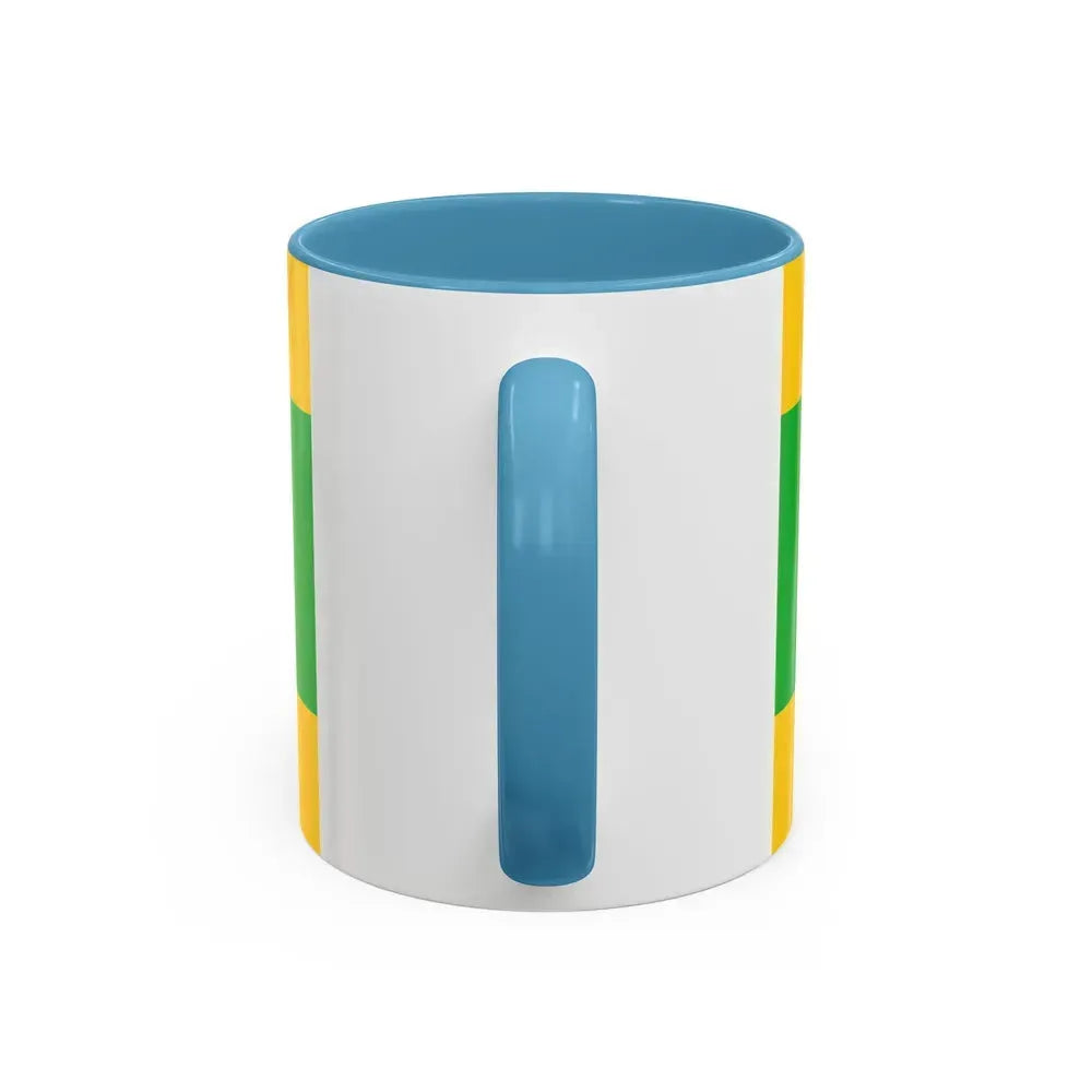Flag of Greiz Germany - Accent Coffee Mug - Go Mug Yourself