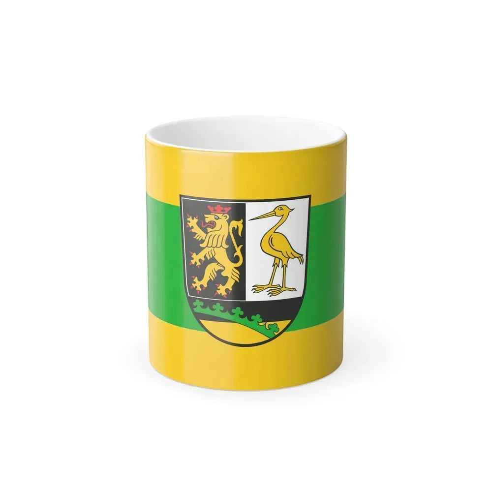 Flag of Greiz Germany - Color Changing Coffee Mug 11oz - Go Mug Yourself