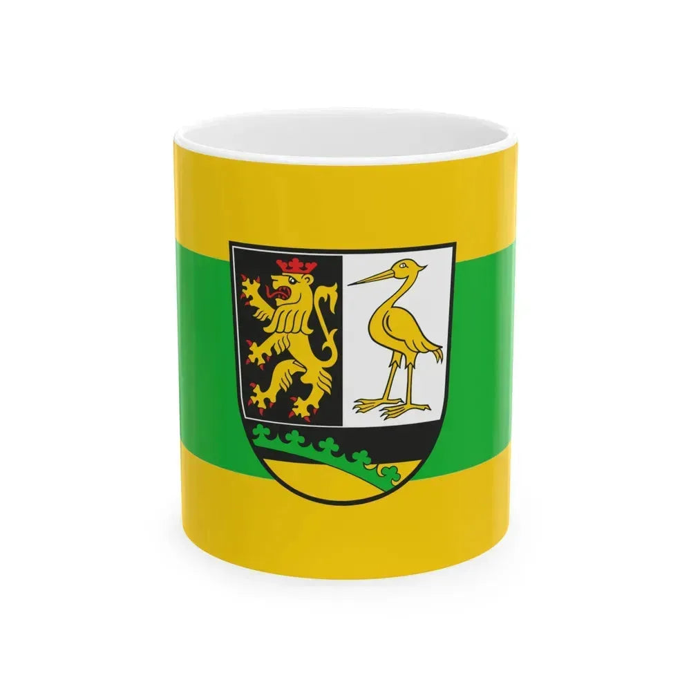 Flag of Greiz Germany - White Coffee Mug 11oz - Go Mug Yourself