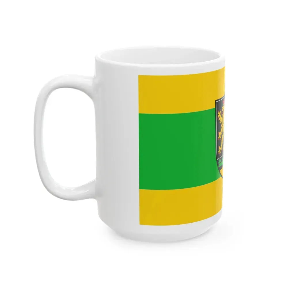Flag of Greiz Germany - White Coffee Mug - Go Mug Yourself