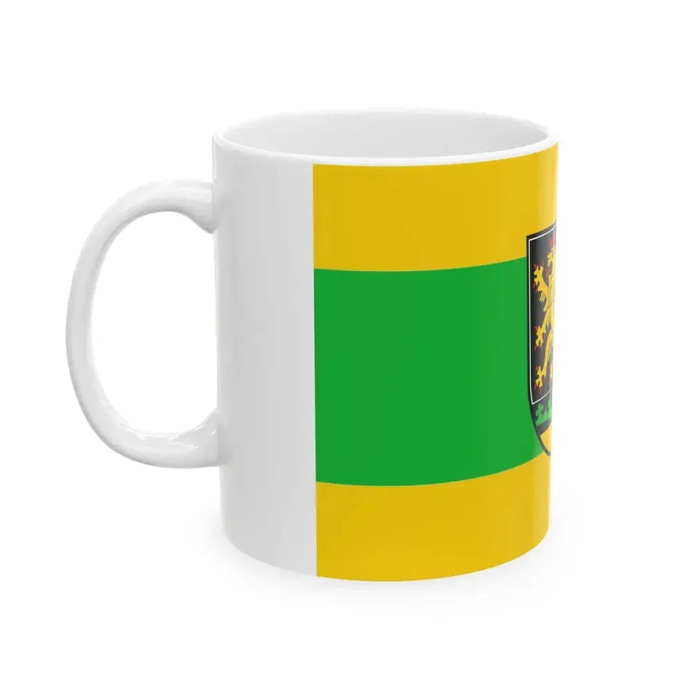 Flag of Greiz Germany - White Coffee Mug - Go Mug Yourself