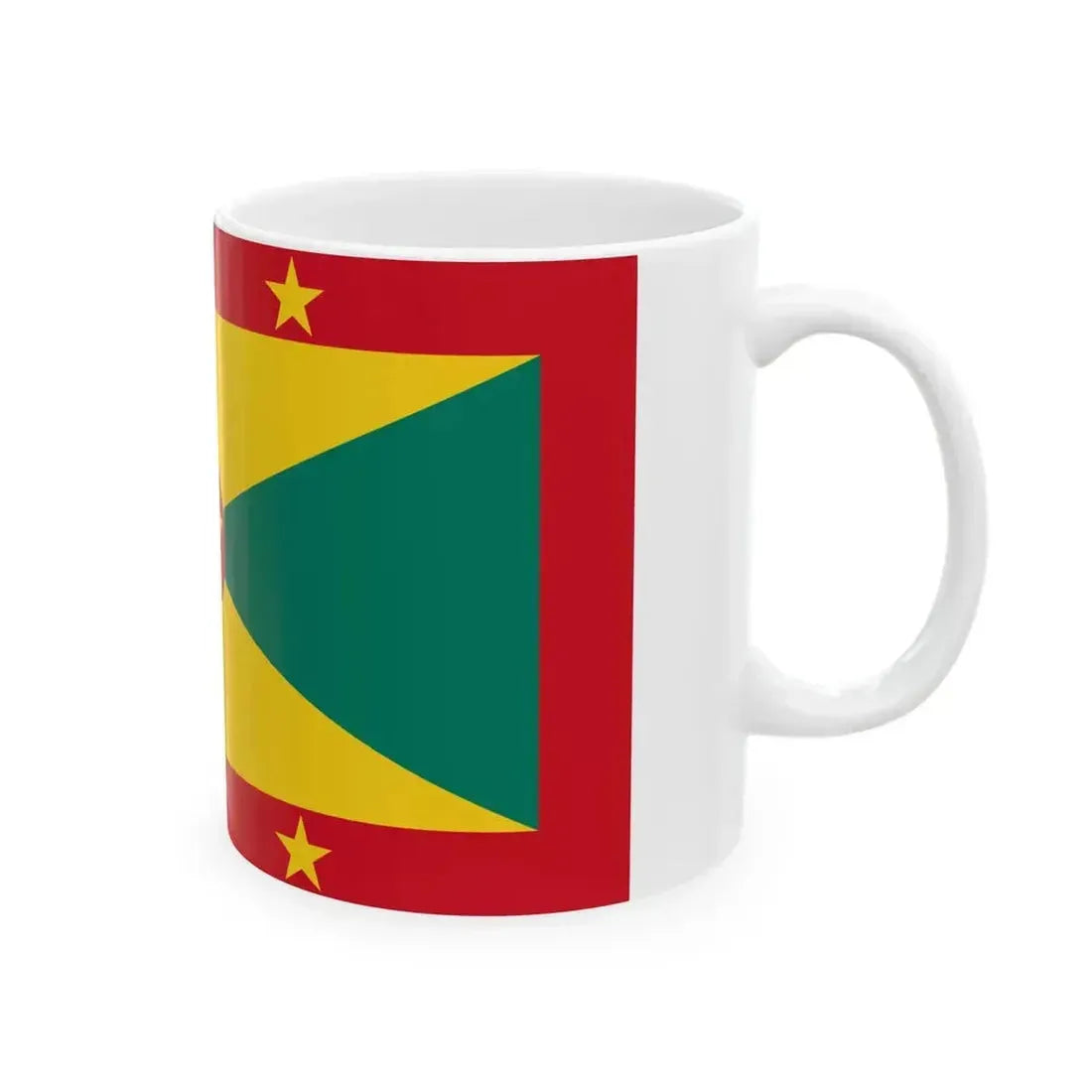 Flag of Grenada 16-9 (Grenada) White Coffee Mug - Go Mug Yourself