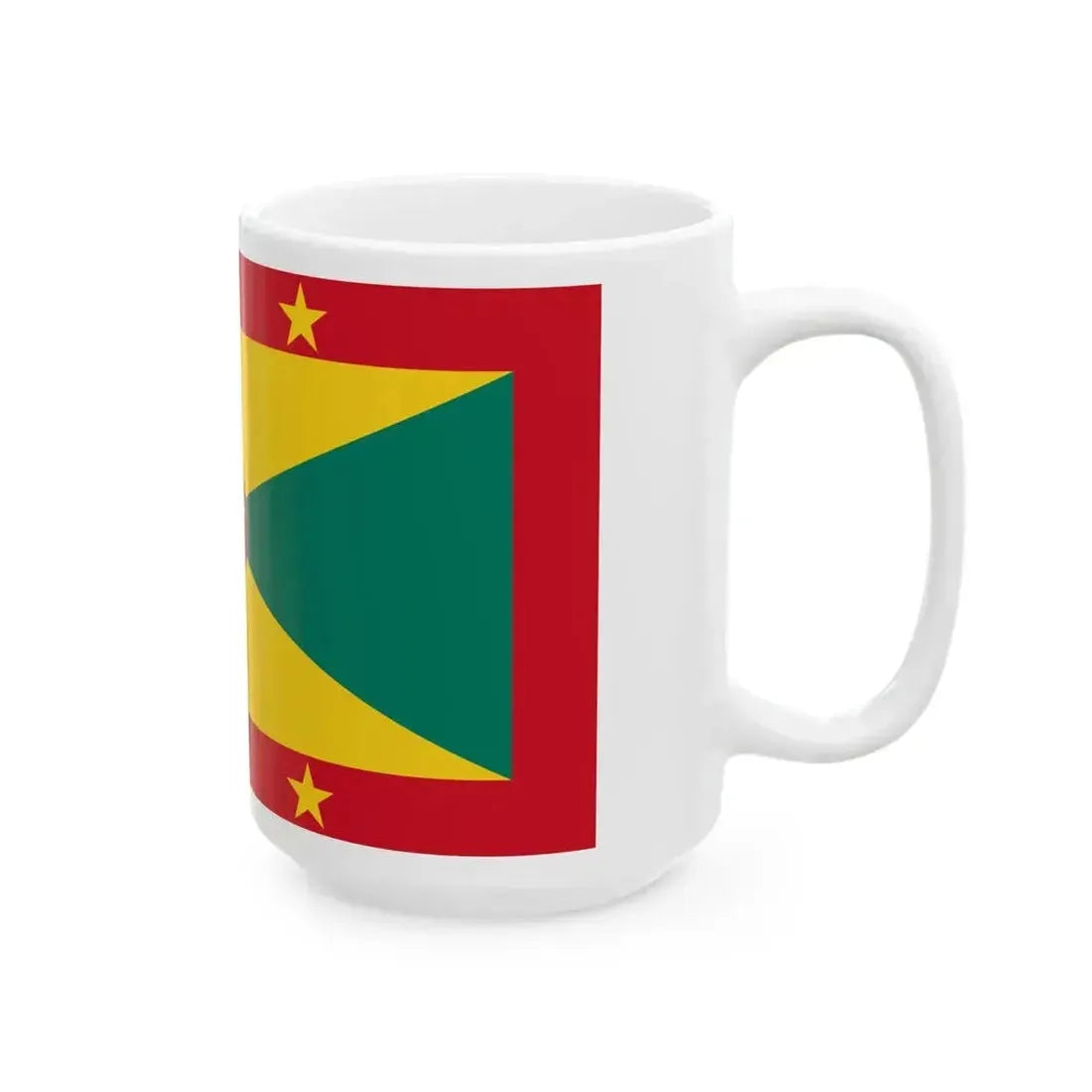 Flag of Grenada 16-9 (Grenada) White Coffee Mug - Go Mug Yourself