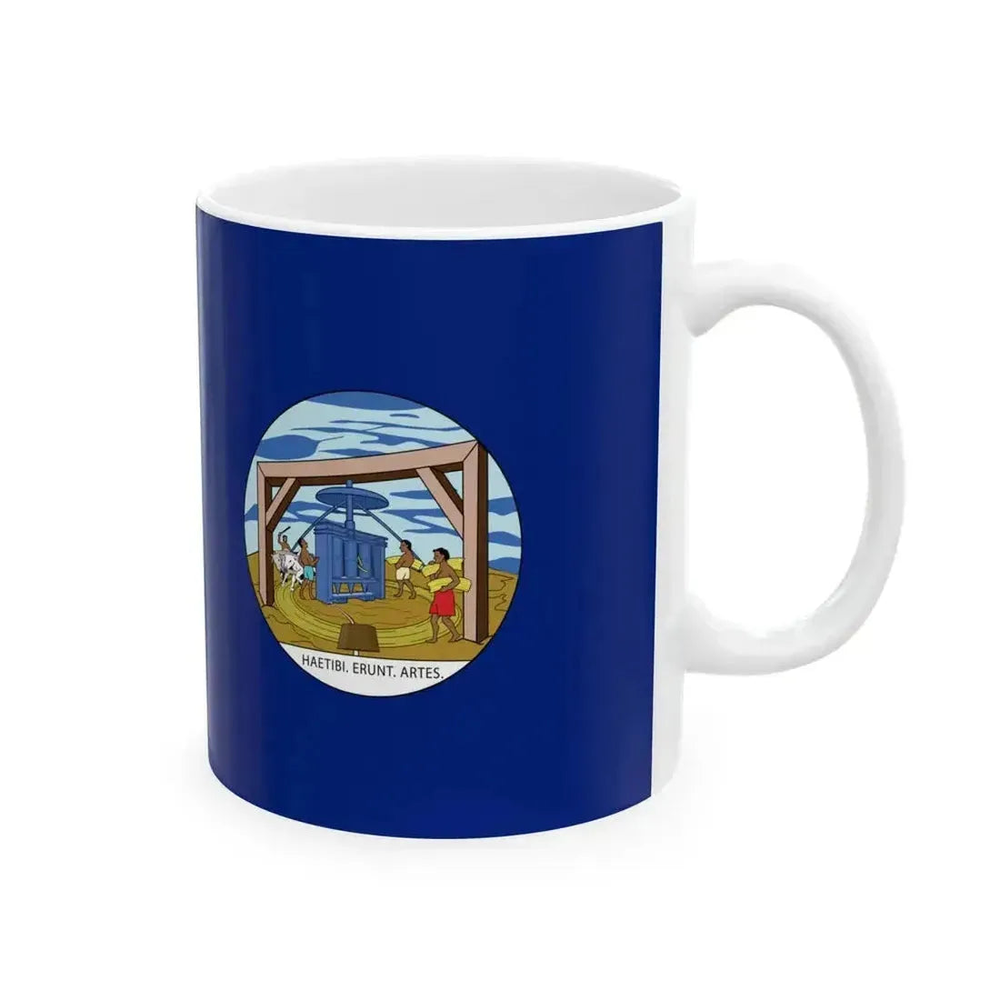 Flag of Grenada 1875-1903 (Grenada) White Coffee Mug - Go Mug Yourself