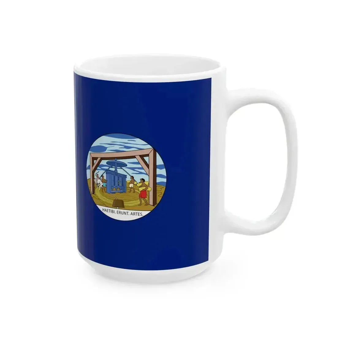 Flag of Grenada 1875-1903 (Grenada) White Coffee Mug - Go Mug Yourself
