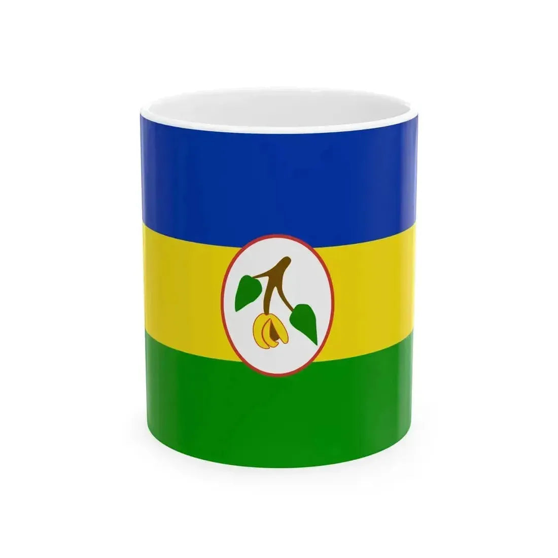 Flag of Grenada 1967-1974 (Grenada) White Coffee Mug 11oz - Go Mug Yourself