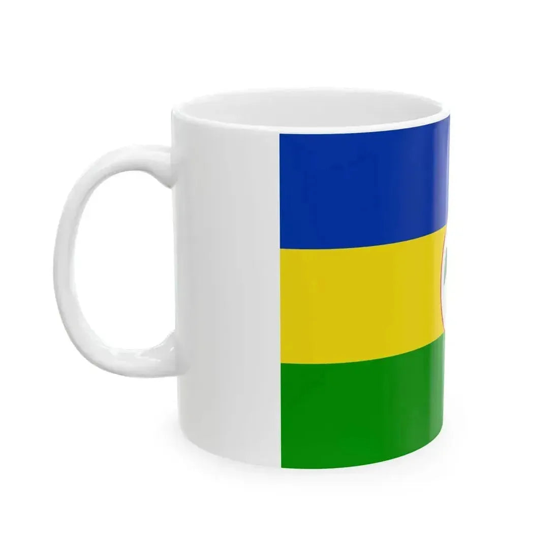 Flag of Grenada 1967-1974 (Grenada) White Coffee Mug - Go Mug Yourself