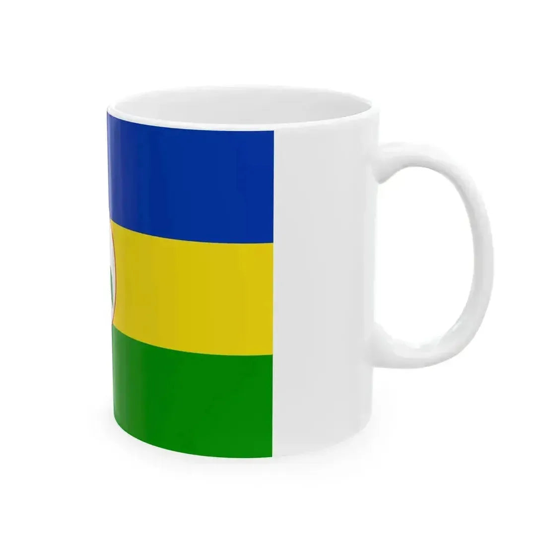 Flag of Grenada 1967-1974 (Grenada) White Coffee Mug - Go Mug Yourself
