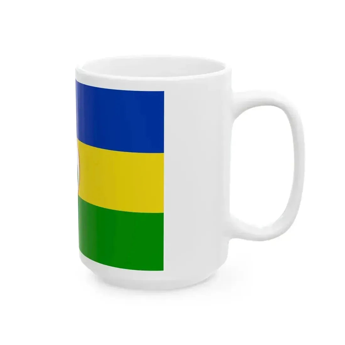 Flag of Grenada 1967-1974 (Grenada) White Coffee Mug - Go Mug Yourself