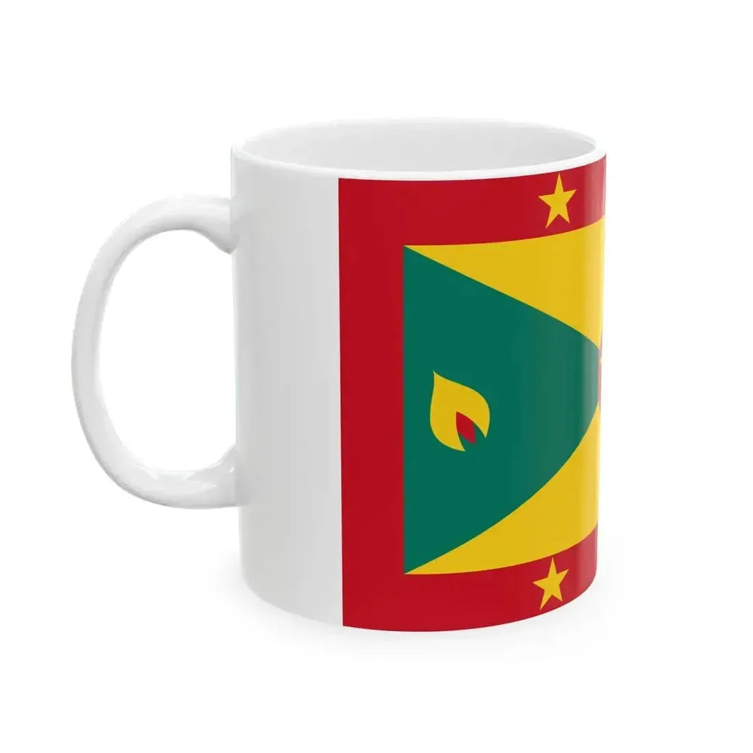 Flag of Grenada (Grenada) White Coffee Mug - Go Mug Yourself