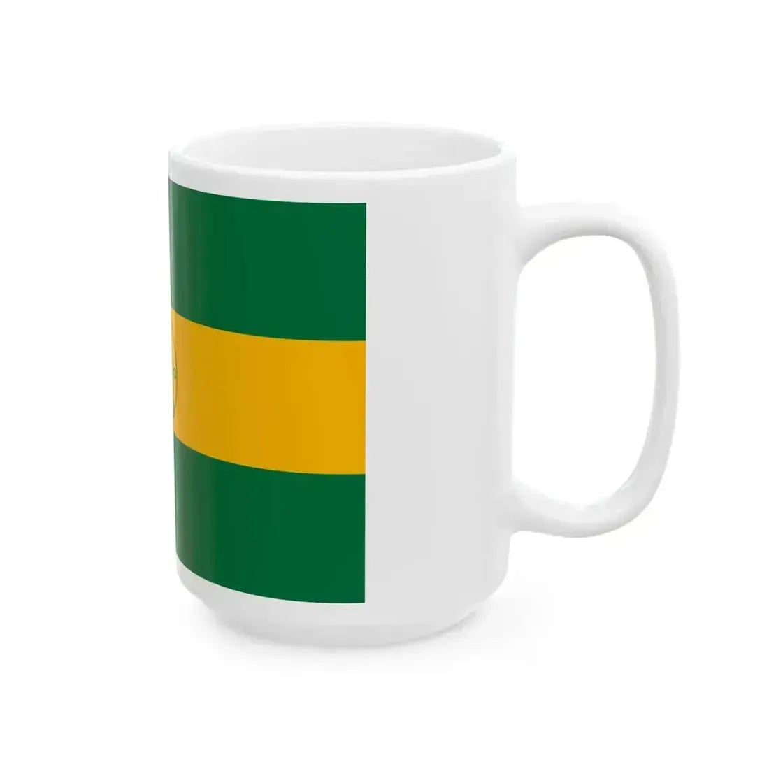 Flag of Gretna Louisiana (United States) White Coffee Mug - Go Mug Yourself