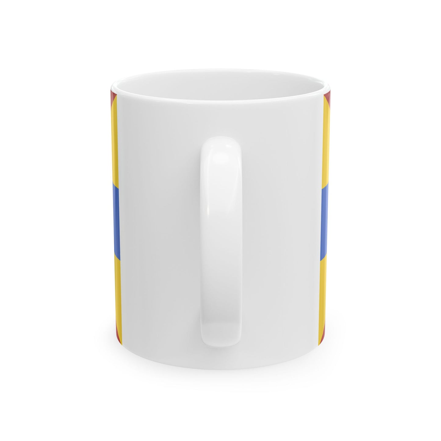 Flag of Grimbergen (Belgium) White Coffee Mug-Go Mug Yourself