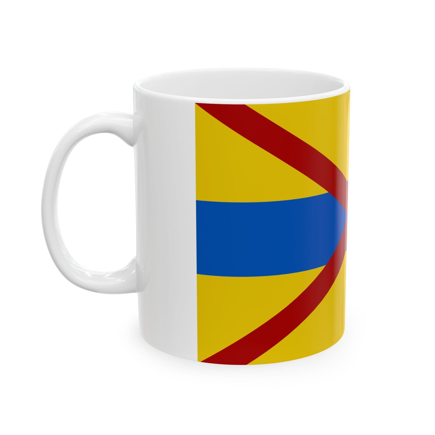 Flag of Grimbergen (Belgium) White Coffee Mug-Go Mug Yourself
