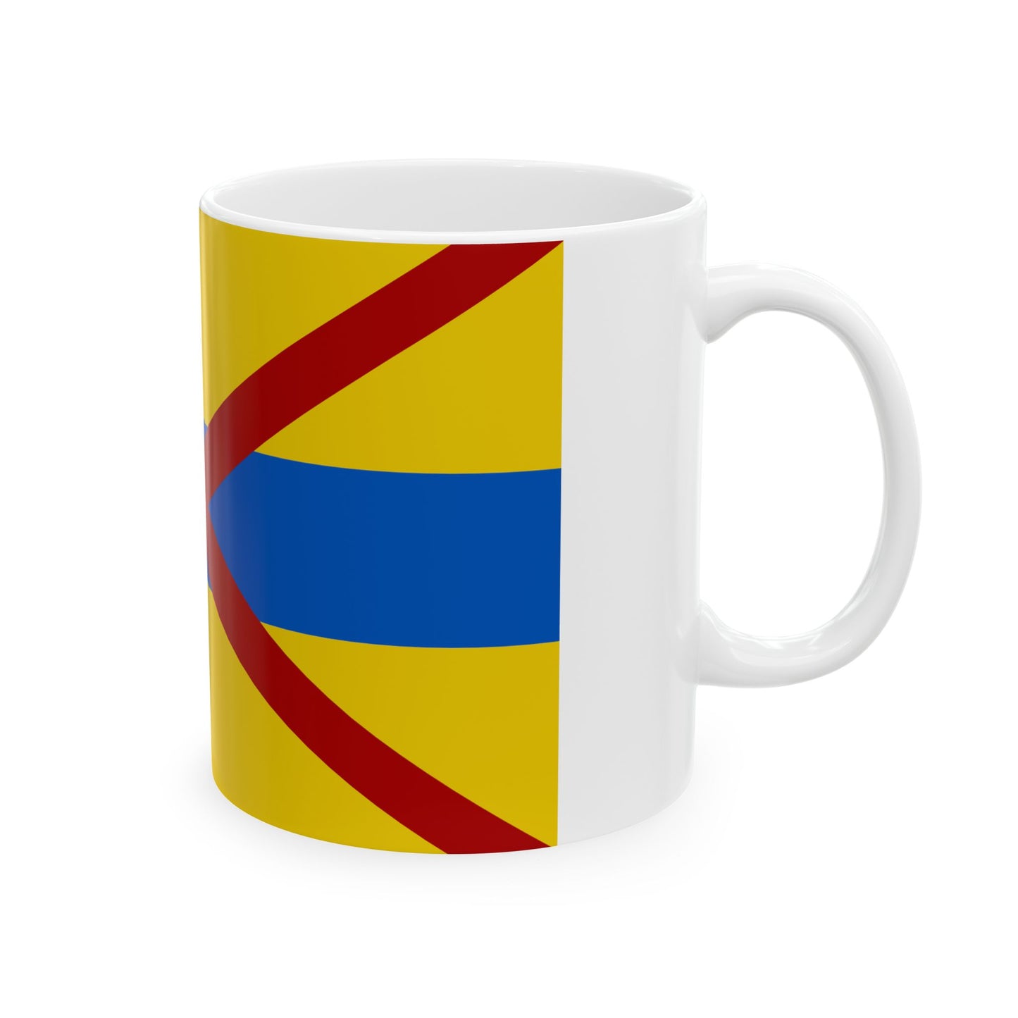 Flag of Grimbergen (Belgium) White Coffee Mug-Go Mug Yourself