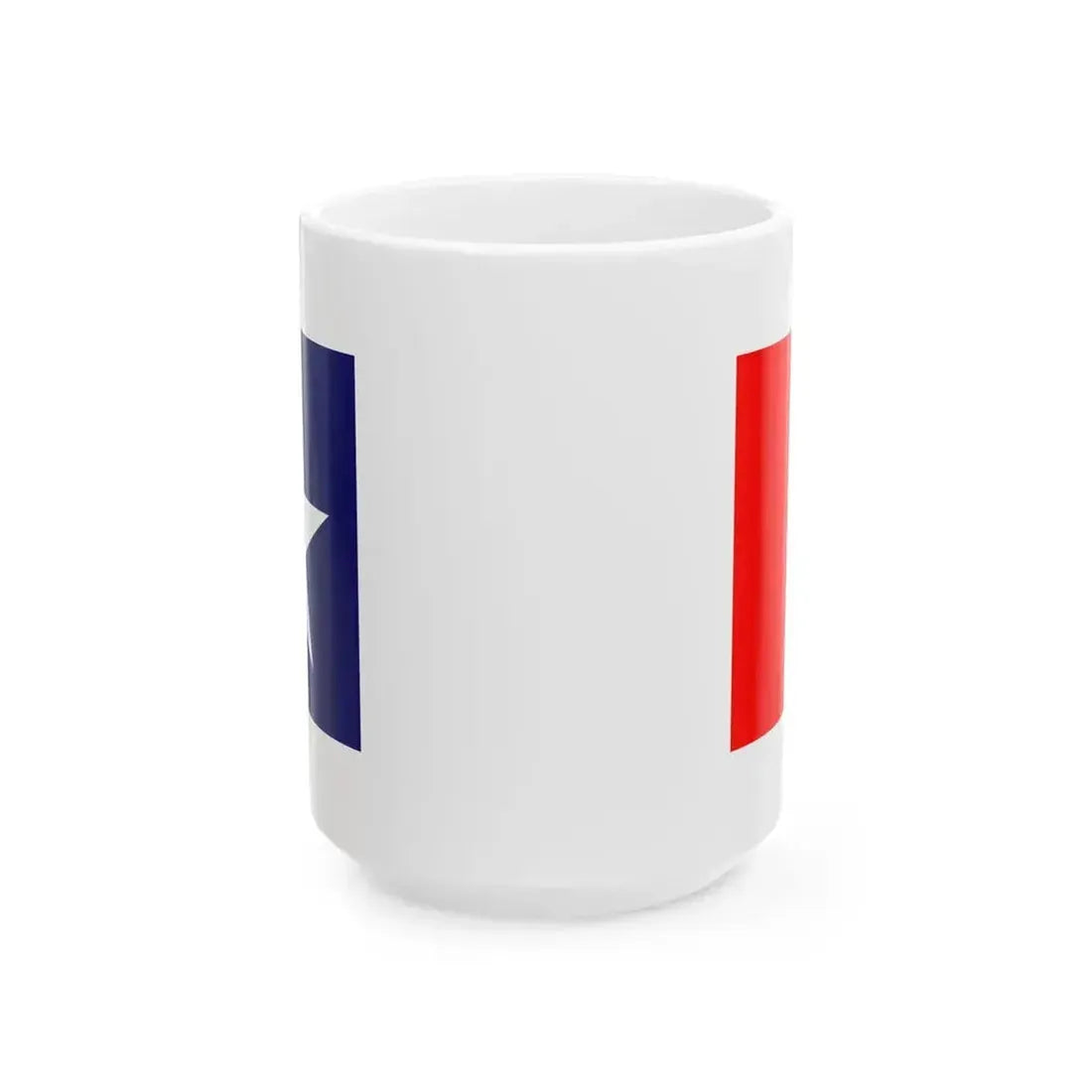 Flag of Grimes County Texas (United States) White Coffee Mug 15oz - Go Mug Yourself