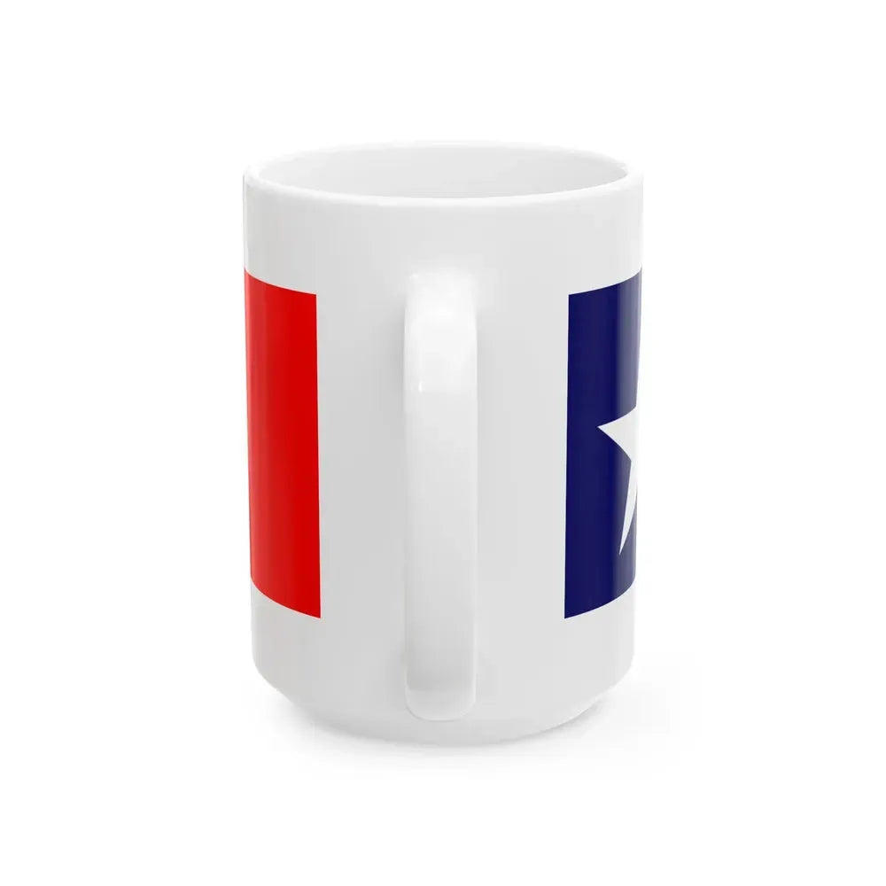 Flag of Grimes County Texas (United States) White Coffee Mug - Go Mug Yourself