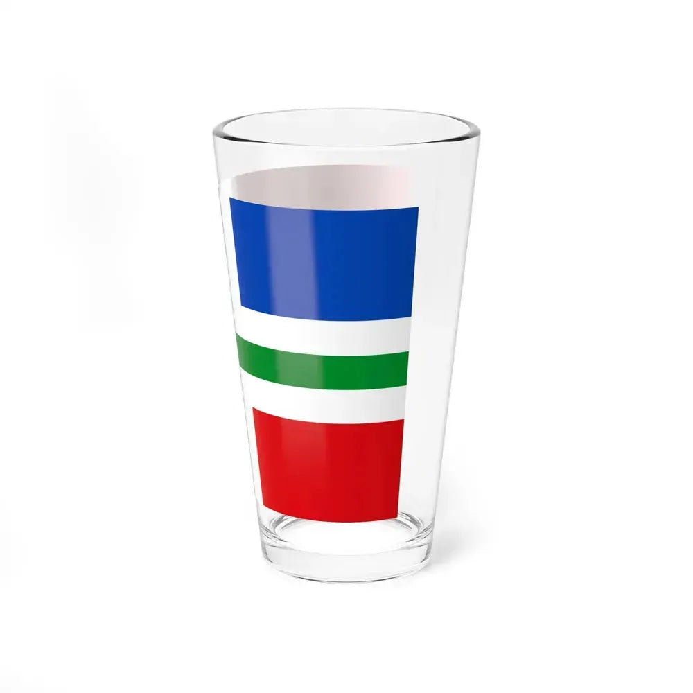 Flag of Groningen Netherlands - Pint Glass 16oz - Go Mug Yourself