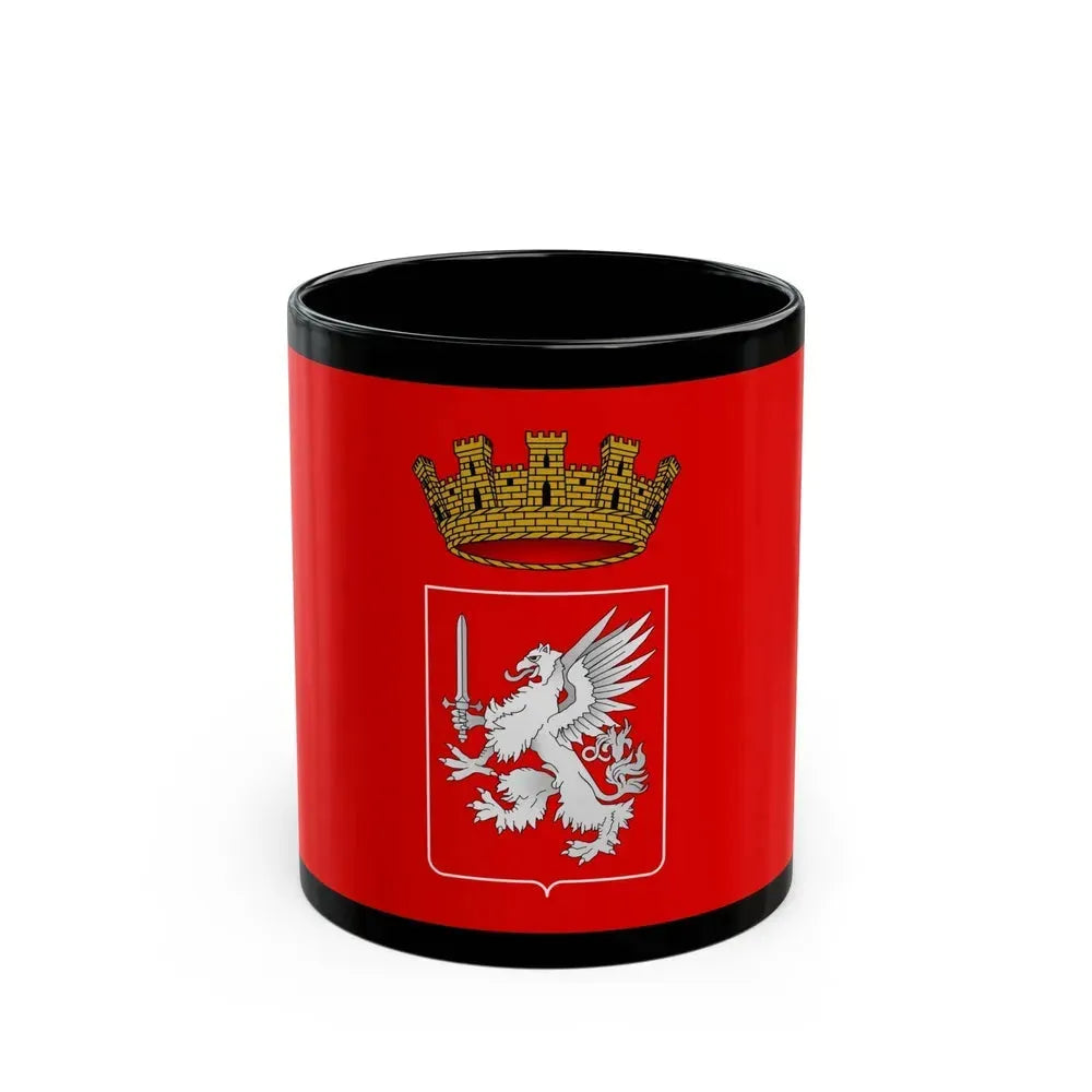 Flag of Grosseto Italy - Black Coffee Mug 11oz - Go Mug Yourself