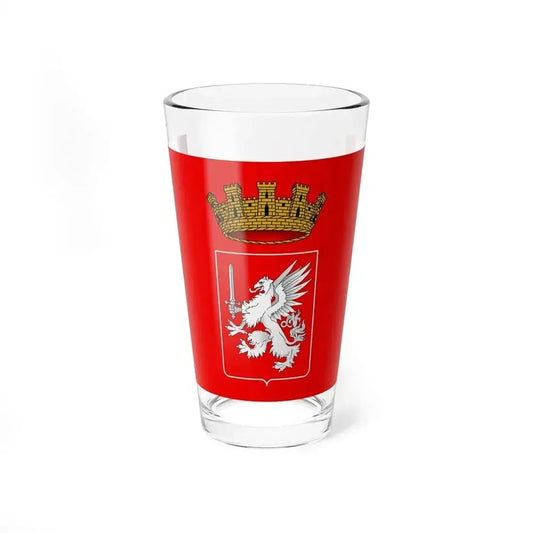 Flag of Grosseto Italy - Pint Glass 16oz 16oz - Go Mug Yourself