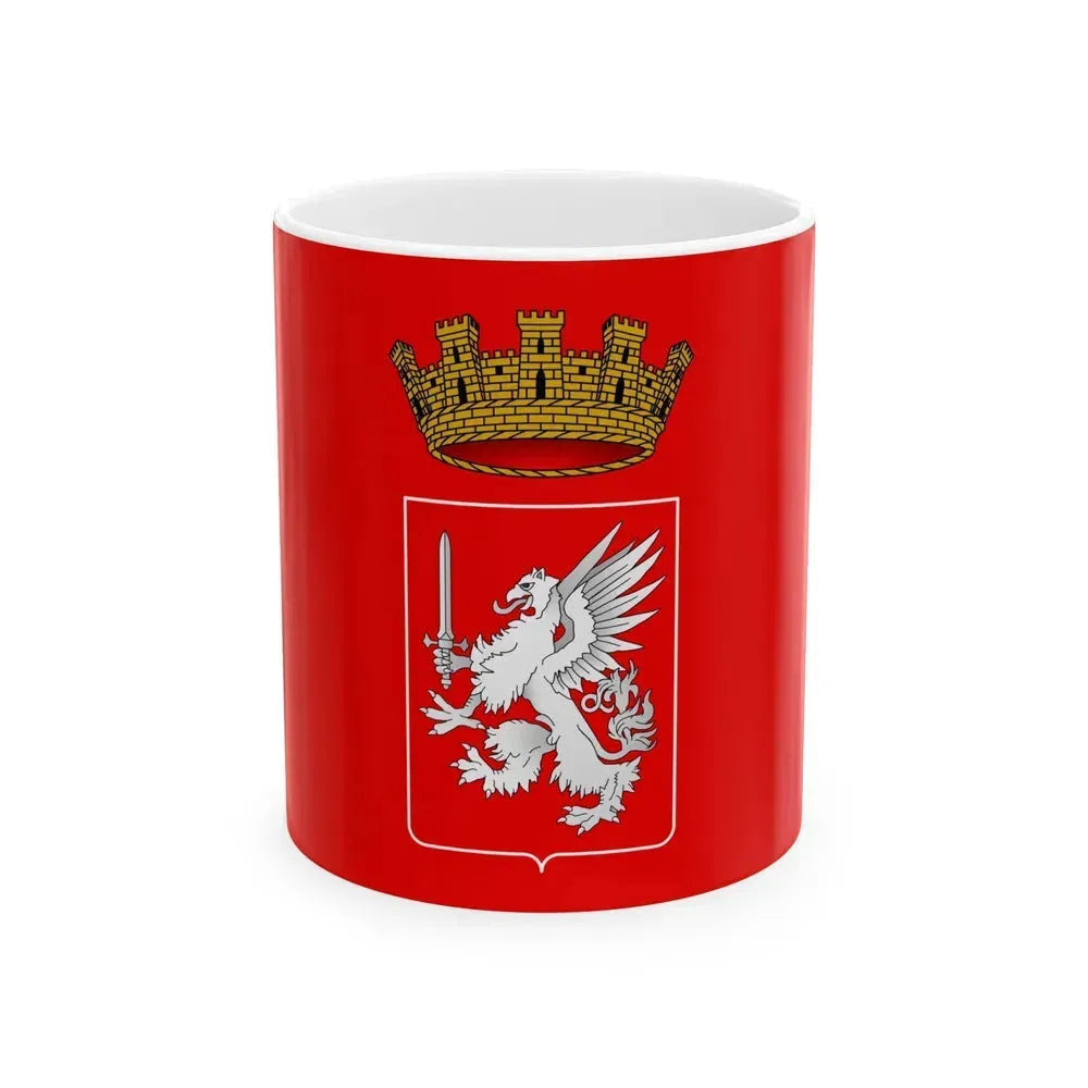 Flag of Grosseto Italy - White Coffee Mug 11oz - Go Mug Yourself