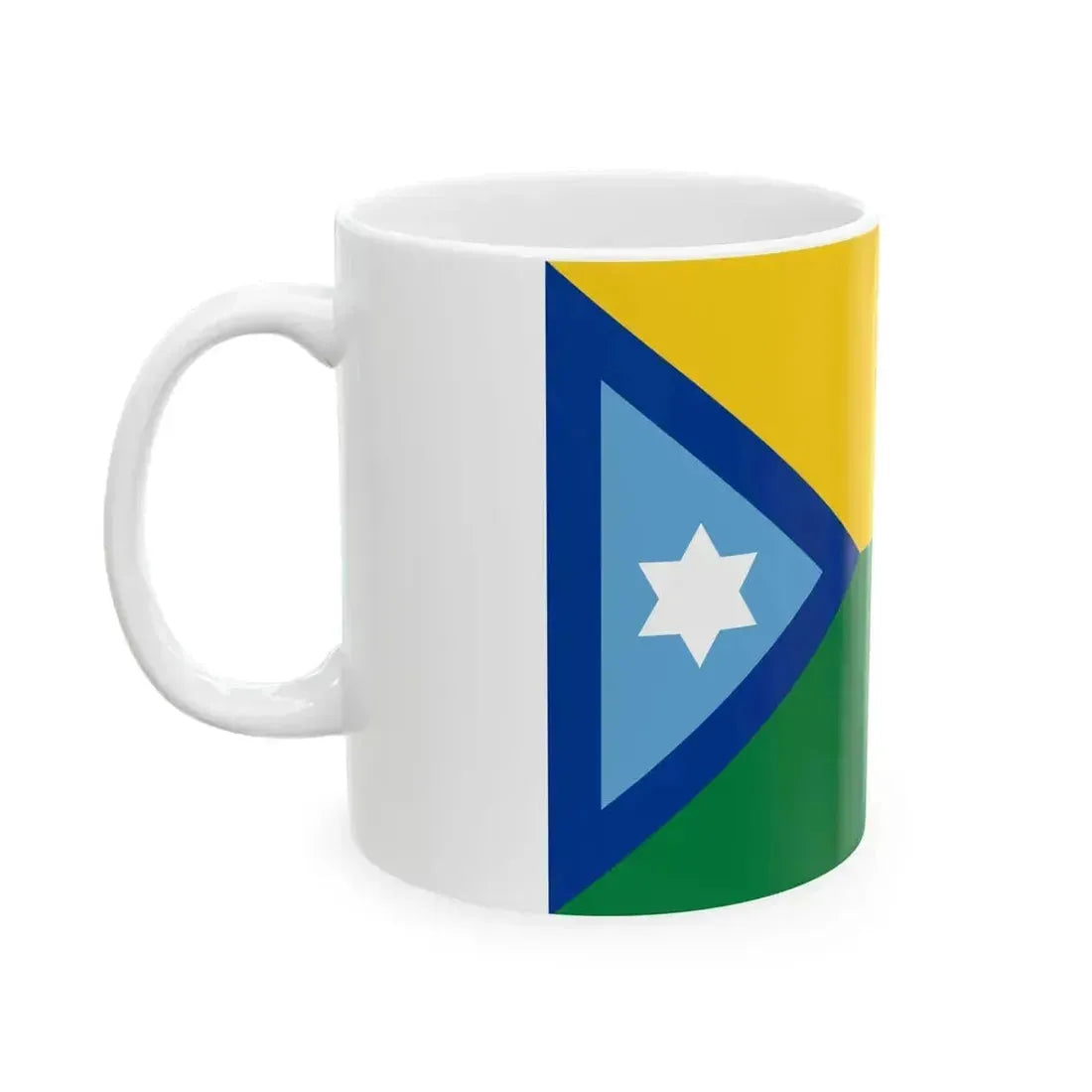 Flag of Guachapala (Ecuador) White Coffee Mug - Go Mug Yourself