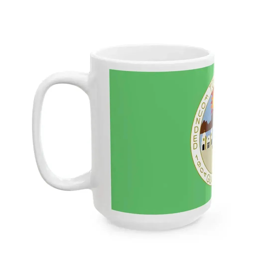 Flag of Guadalupe Arizona (United States) White Coffee Mug - Go Mug Yourself
