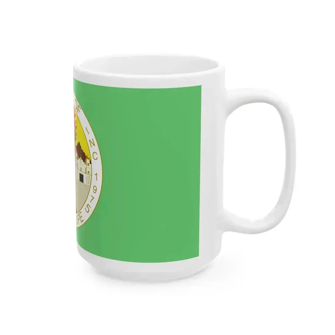 Flag of Guadalupe Arizona (United States) White Coffee Mug - Go Mug Yourself