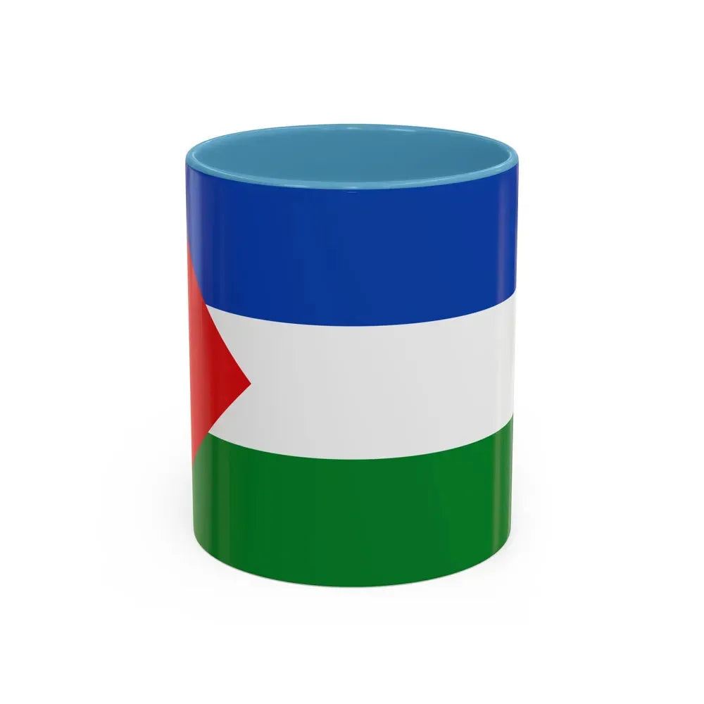 Flag of Guanacaste Province Costa Rica - Accent Coffee Mug 11oz Light Blue - Go Mug Yourself