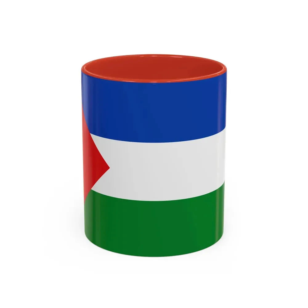 Flag of Guanacaste Province Costa Rica - Accent Coffee Mug 11oz Red - Go Mug Yourself
