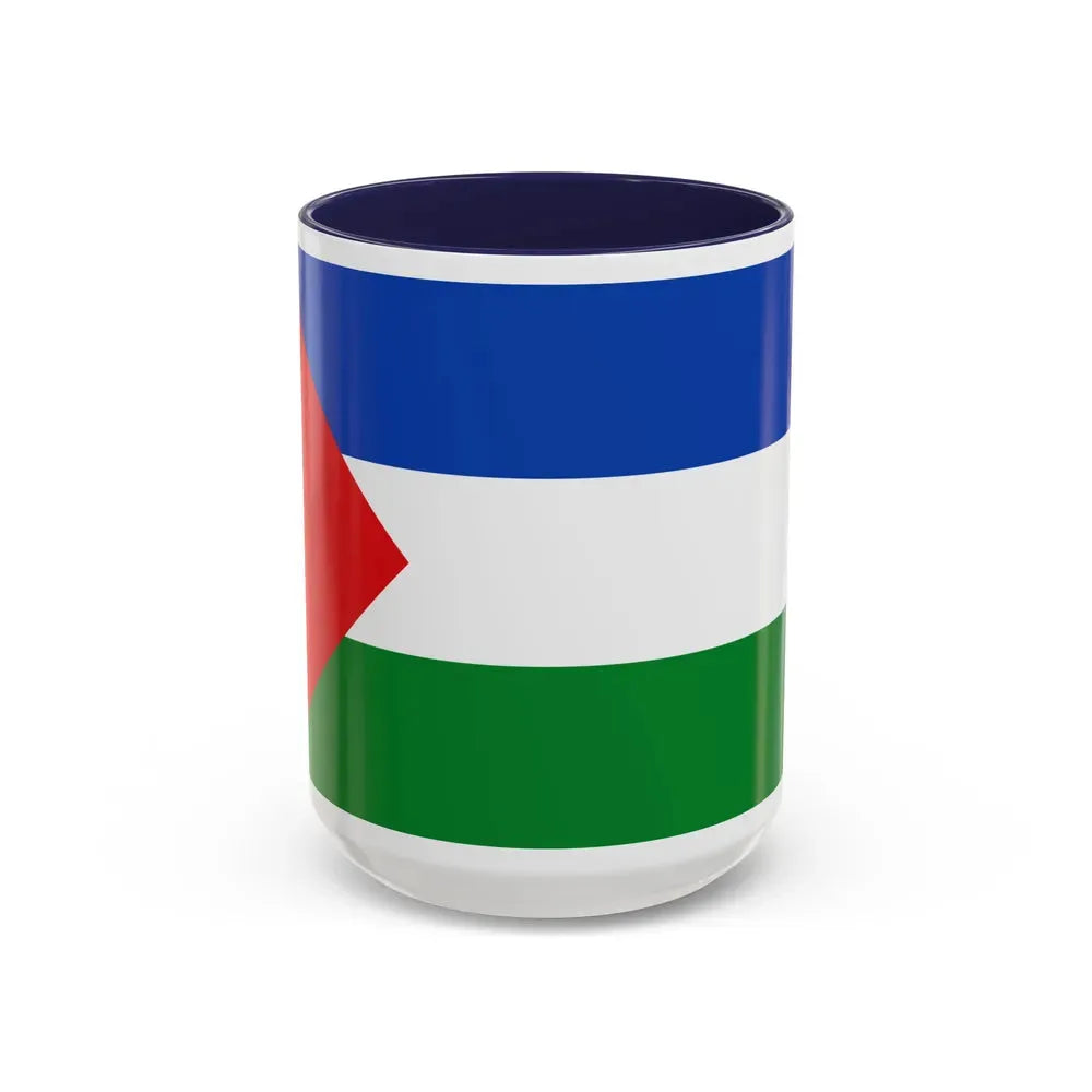 Flag of Guanacaste Province Costa Rica - Accent Coffee Mug 15oz Navy - Go Mug Yourself