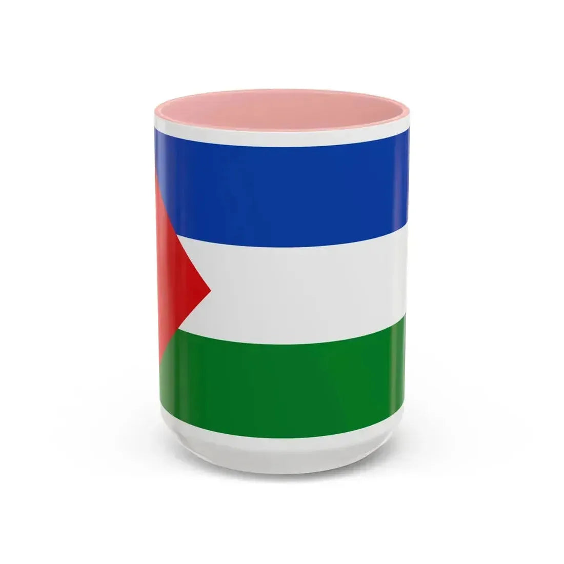 Flag of Guanacaste Province Costa Rica - Accent Coffee Mug 15oz Pink - Go Mug Yourself