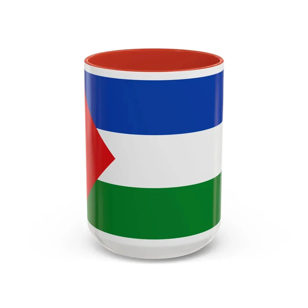 Flag of Guanacaste Province Costa Rica - Accent Coffee Mug 15oz Red - Go Mug Yourself