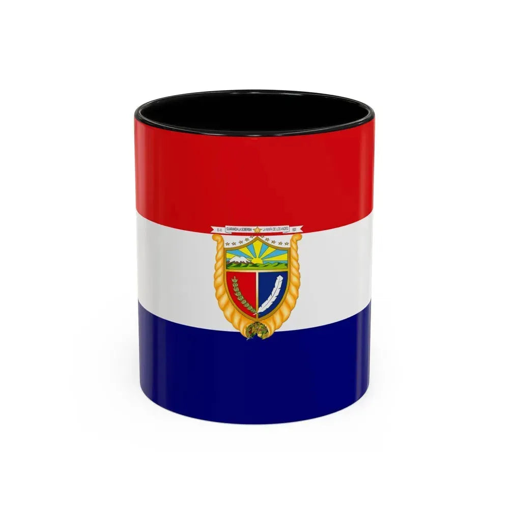Flag of Guaranda Ecuador - Accent Coffee Mug 11oz Black - Go Mug Yourself
