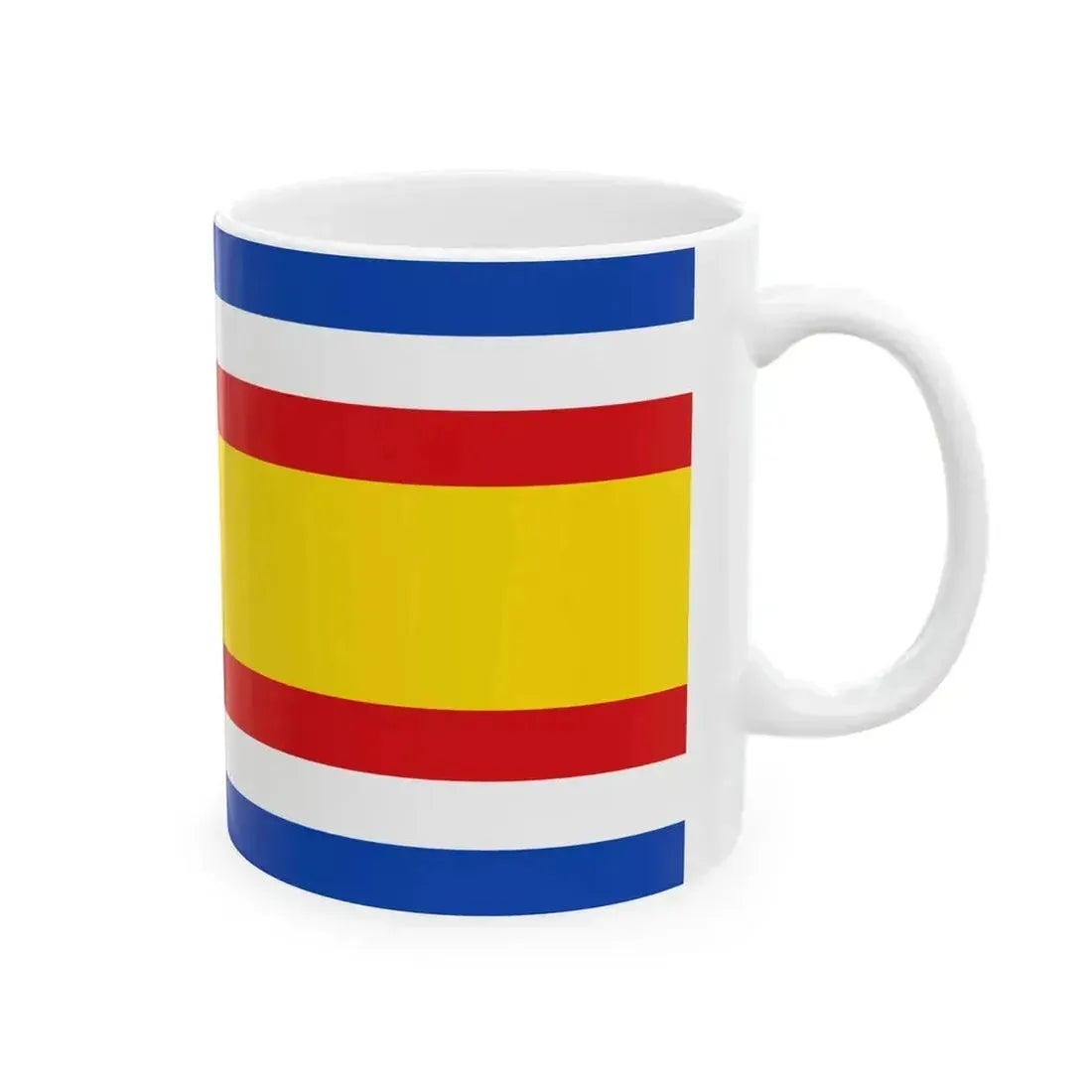Flag of Guatemala 1858-1871 (Guatemala) White Coffee Mug - Go Mug Yourself