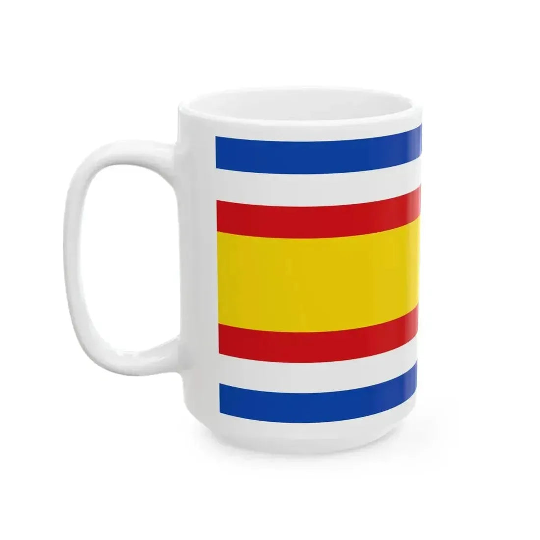 Flag of Guatemala 1858-1871 (Guatemala) White Coffee Mug - Go Mug Yourself