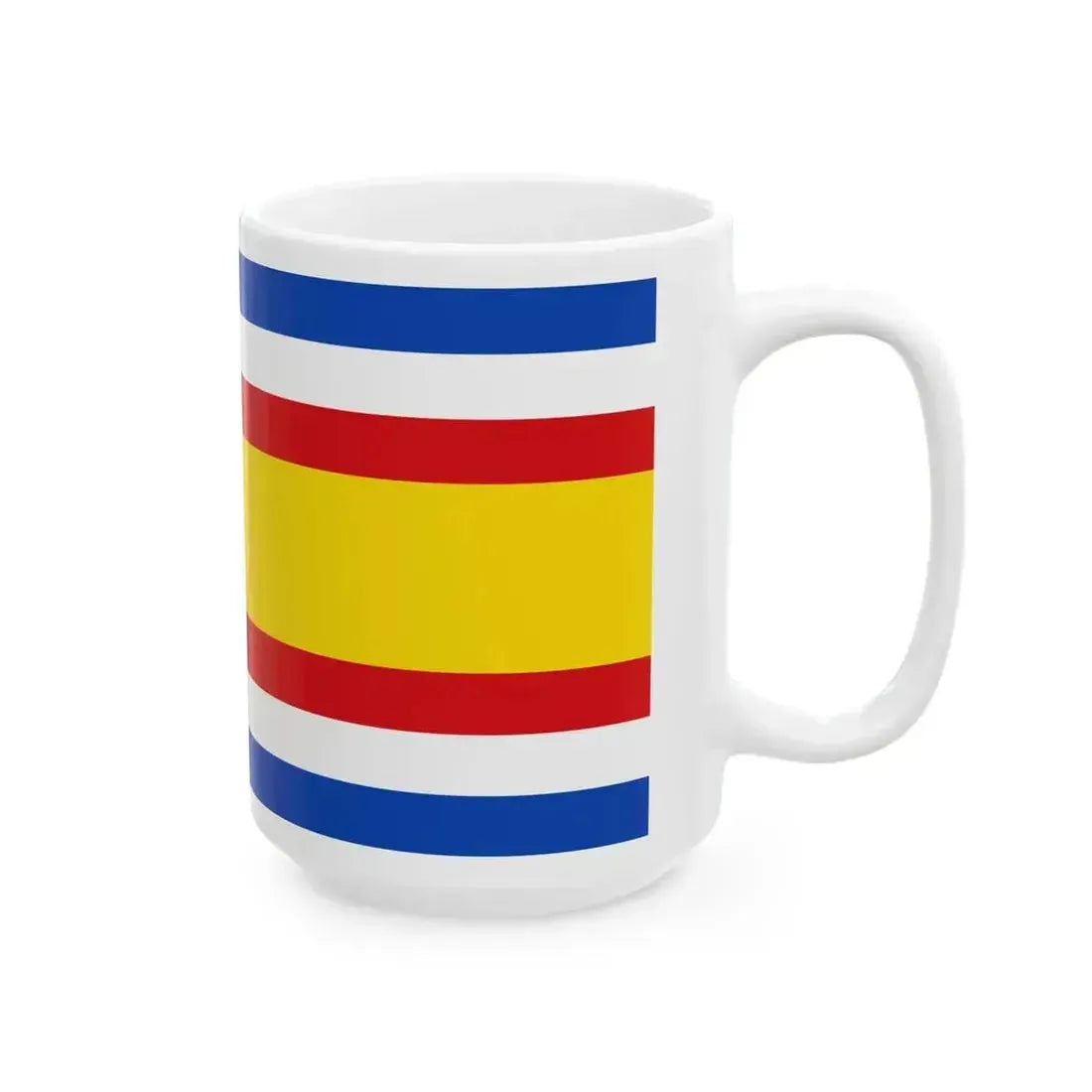 Flag of Guatemala 1858-1871 (Guatemala) White Coffee Mug - Go Mug Yourself